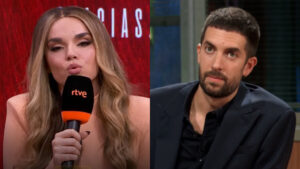 Melody y David Broncano en 'La Revuelta'