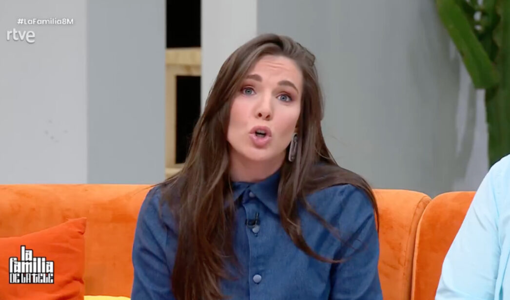 Inés Hernand en 'La familia de la tele'