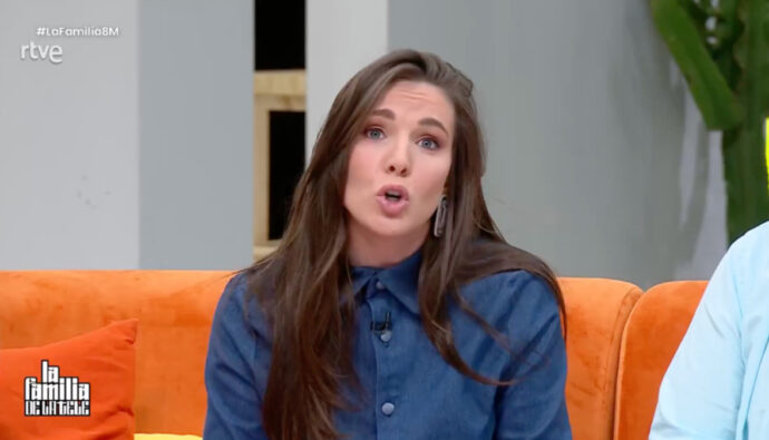 Inés Hernand en 'La familia de la tele'