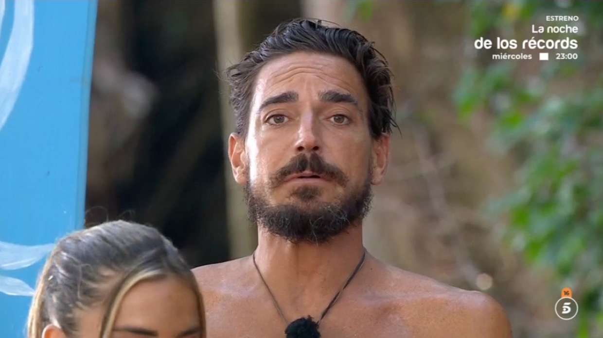 Damián Quintero en el 'Oráculo de Poseidón' de 'Supervivientes'
