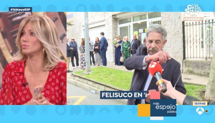 Susanna Griso y Miguel Ángel Revilla en 'Espejo Público'