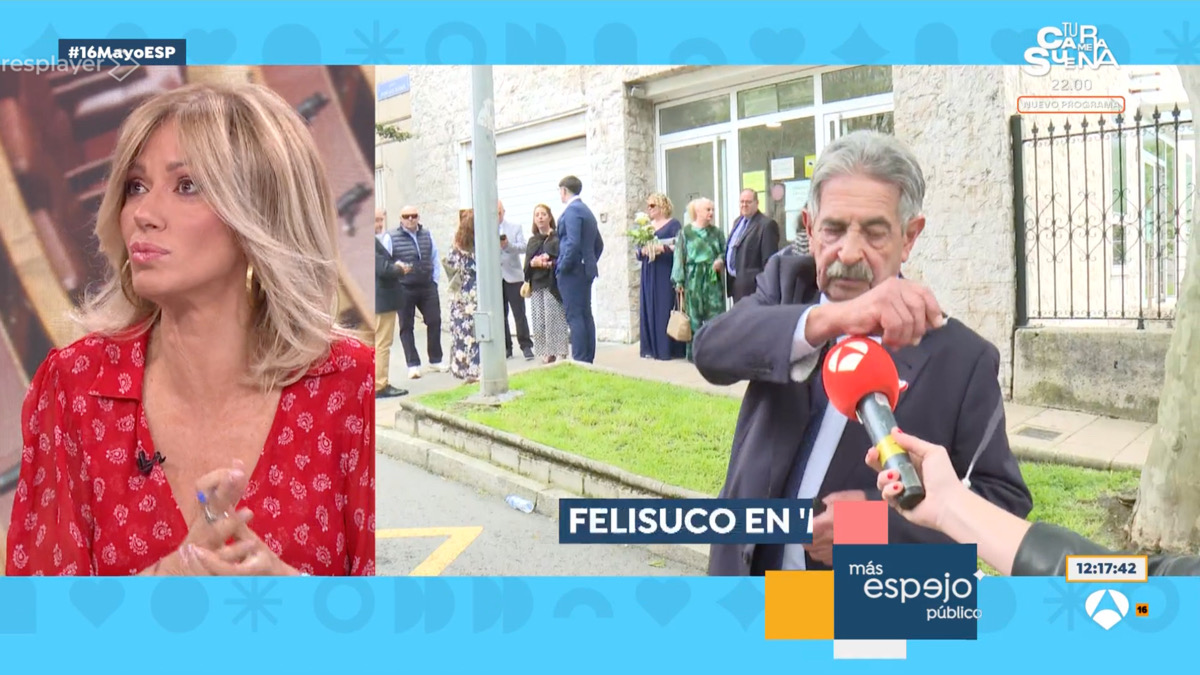 Susanna Griso y Miguel Ángel Revilla en 'Espejo Público'