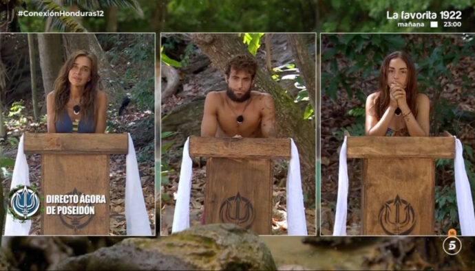Carmen Alcayde, Montoya y Anita Williams en 'Supervivientes'