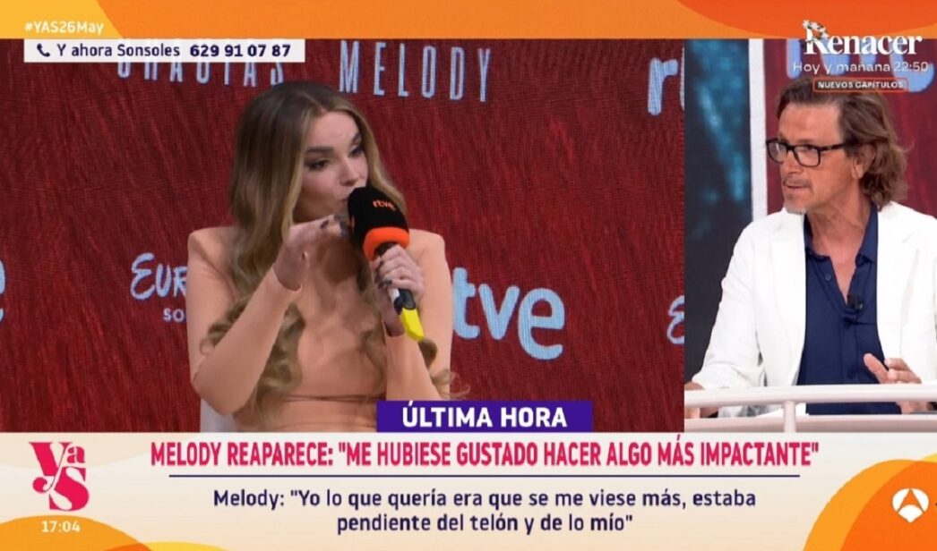 Alejandro Abad habla sobre las declaraciones de Melody en 'Y ahora Sonsoles'.