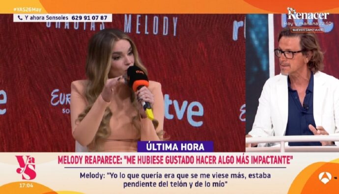Alejandro Abad habla sobre las declaraciones de Melody en 'Y ahora Sonsoles'.