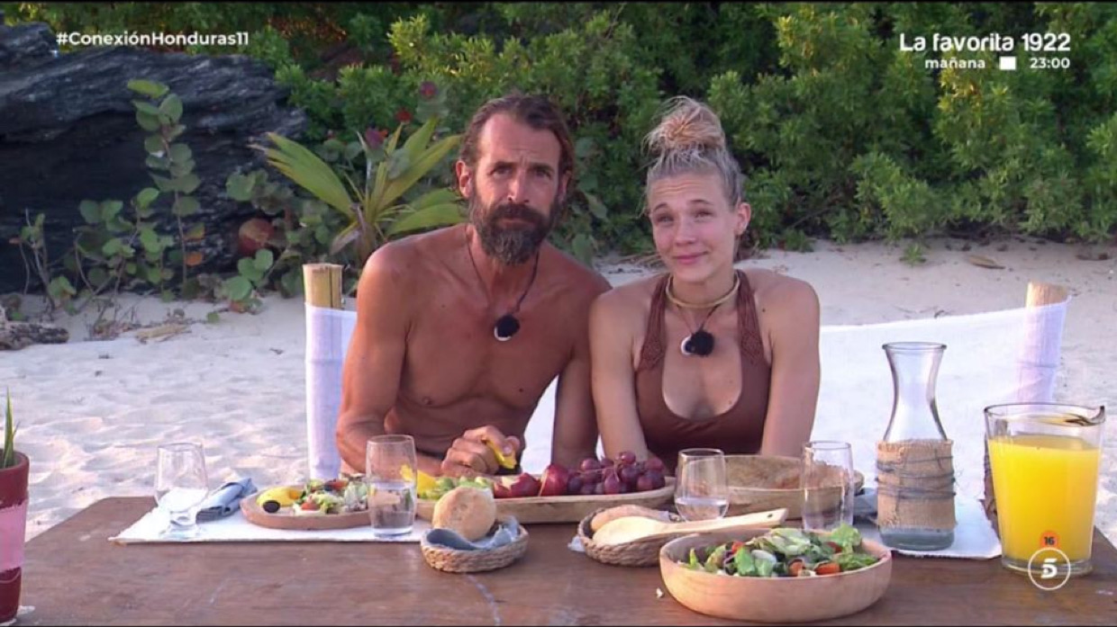 Álex Adrover y Patricia Montero en 'Supervivientes'