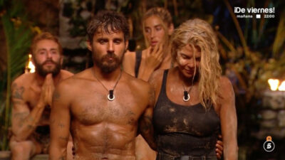 Momento previo a la expulsión definitiva de 'Supervivientes'