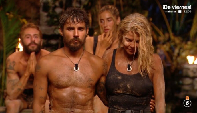 Momento previo a la expulsión definitiva de 'Supervivientes'