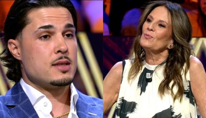 Carlo Costanzia y Ángela Portero en '¡De viernes!'.