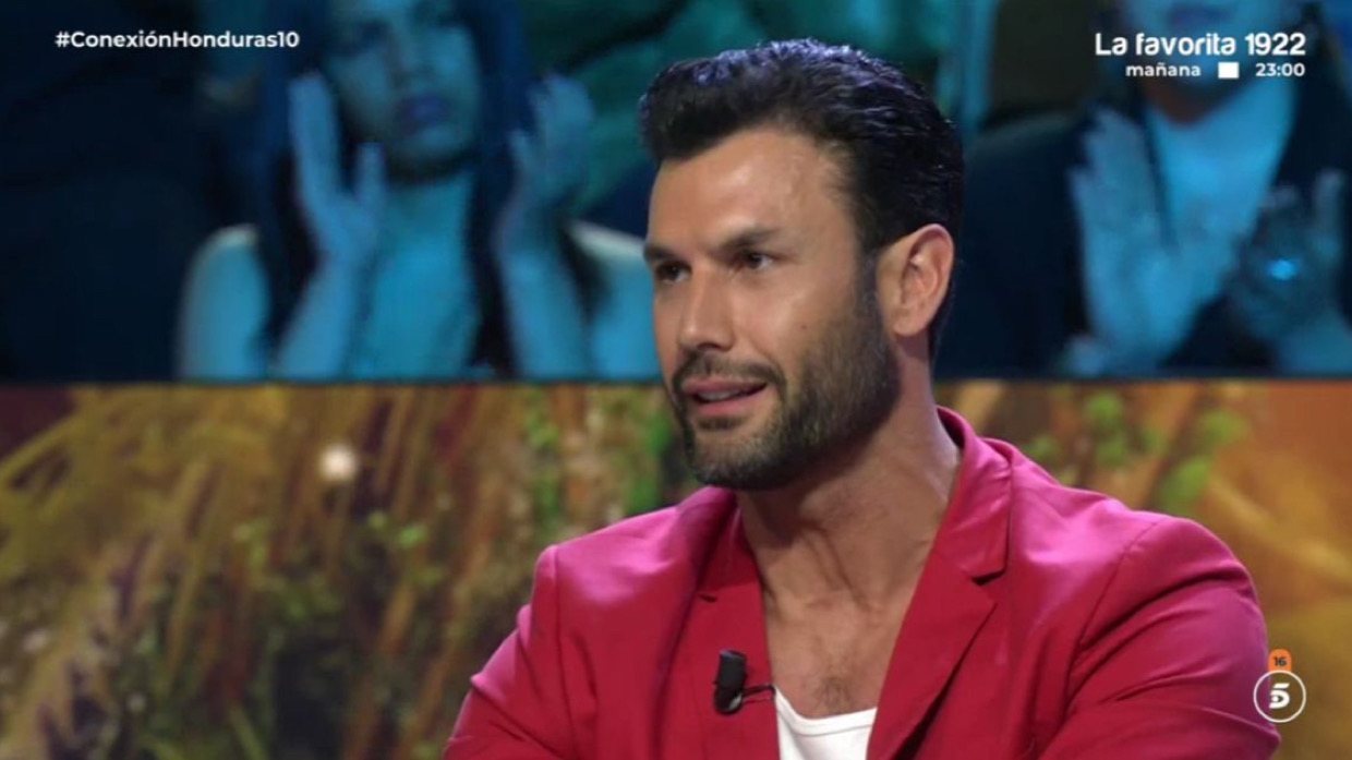 Jorge Pérez en el plató de 'Supervivientes'