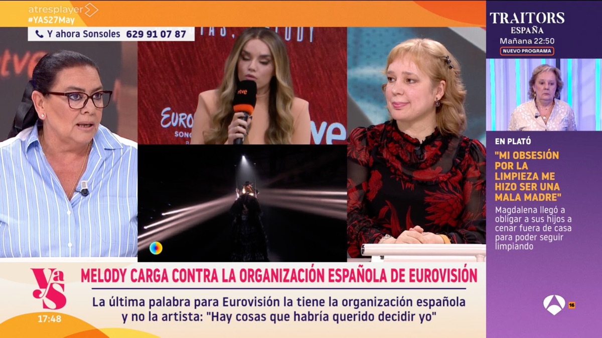 María del Monte en 'Y ahora Sonsoles'
