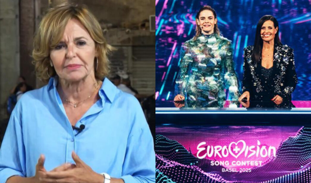 Almudena Ariza y las presentadoras de Eurovisión 2025