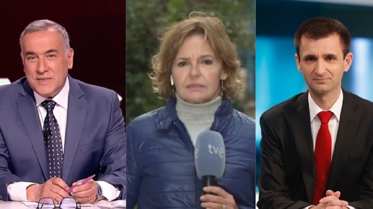 Xabier Fortes, Almudena Ariza y José Pablo López.
