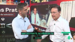 Matías Prats con José Yélamo en 'La Sexta Xplica'.
