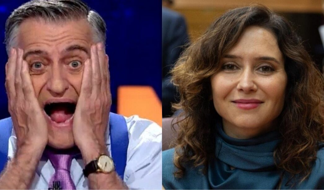 El Gran Wyoming e Isabel Díaz Ayuso.