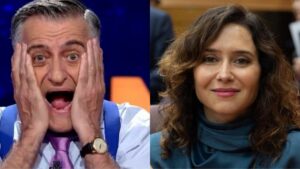 El Gran Wyoming e Isabel Díaz Ayuso.
