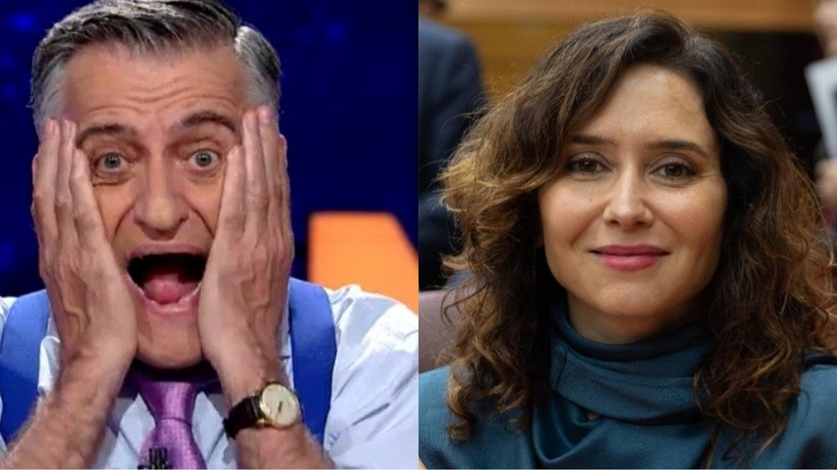El Gran Wyoming e Isabel Díaz Ayuso.