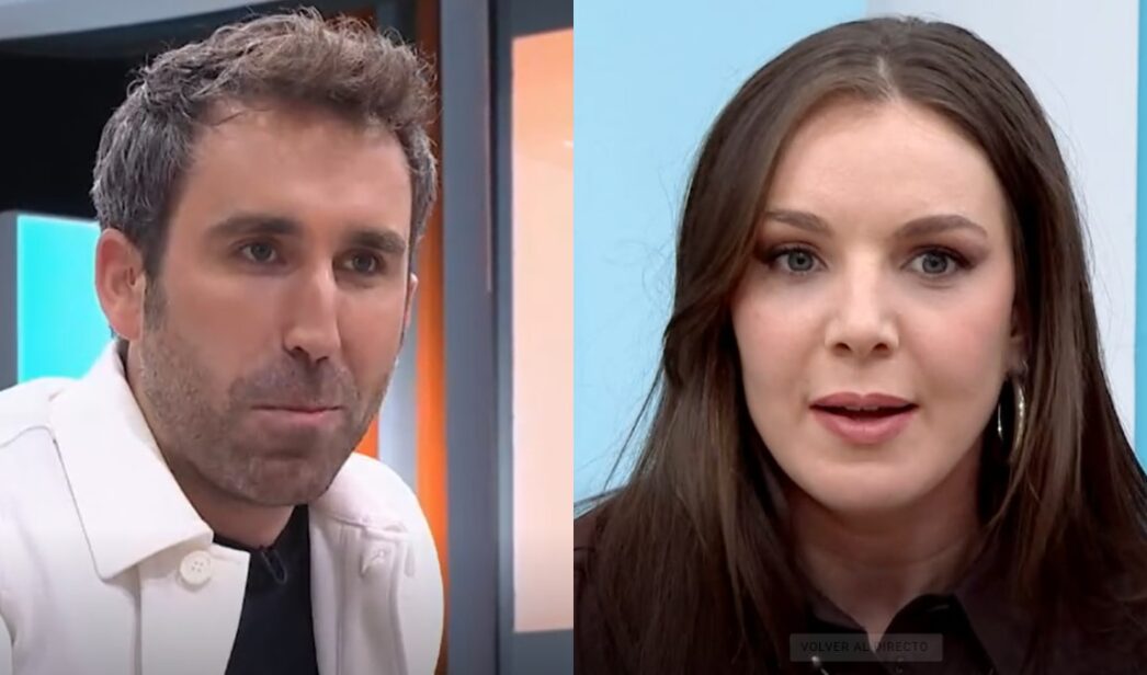 Aitor Albizua e Inés Hernand en 'La familia de la tele'.