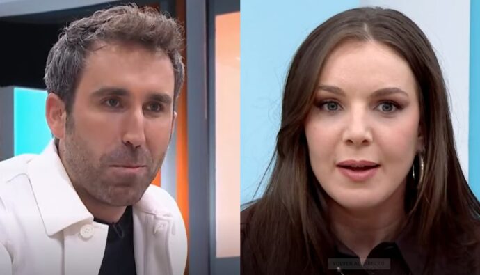 Aitor Albizua e Inés Hernand en 'La familia de la tele'.