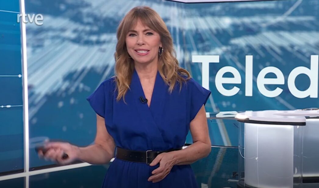 Alejandra Herranz en el 'Telediario'.