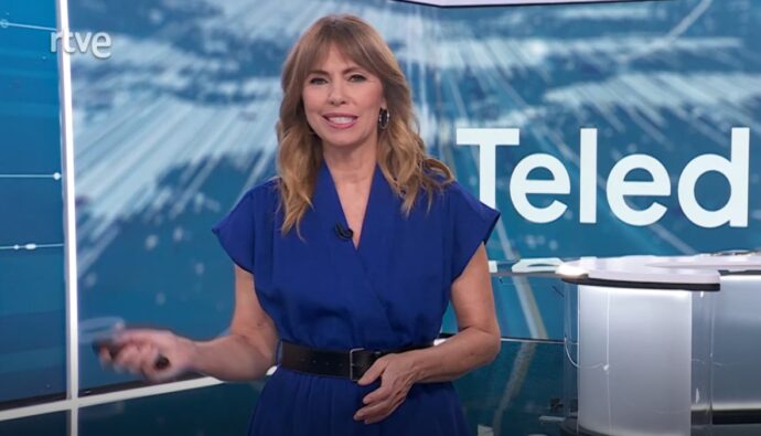 Alejandra Herranz en el 'Telediario'.
