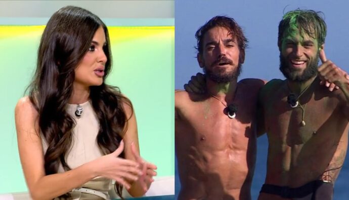 Alexia Rivas, Damián y Montoya.