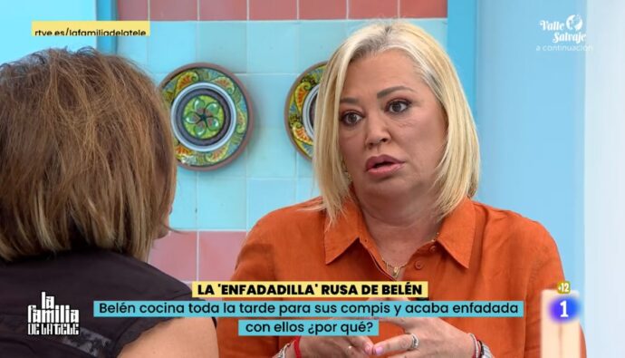 Belén Esteban en 'La familia de la tele'.