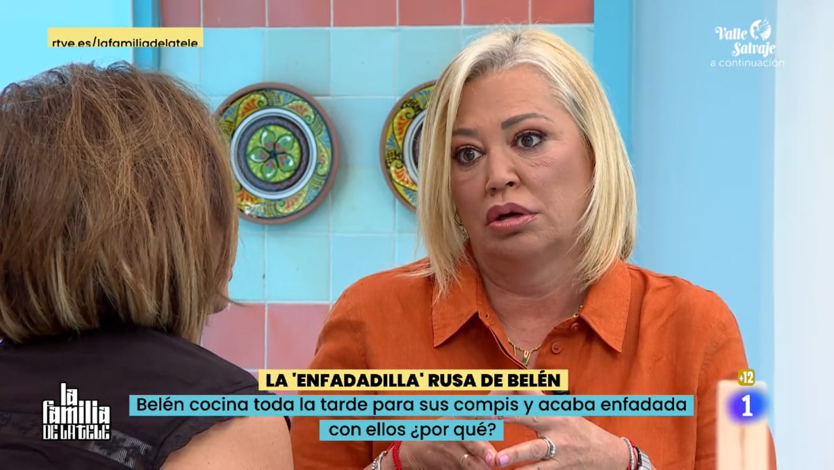 Belén Esteban en 'La familia de la tele'.
