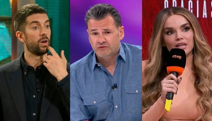 David Broncano, Iñaki López y Melody.