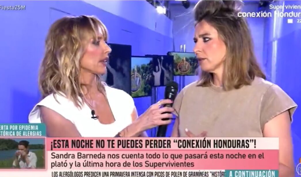 Emma García y Sandra Barneda en 'Fiesta'.