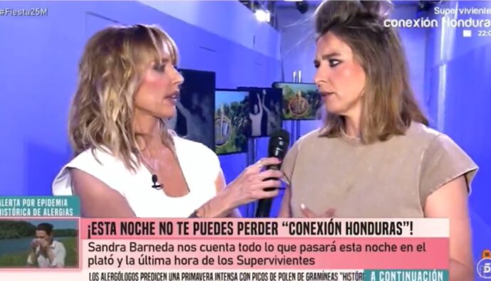 Emma García y Sandra Barneda en 'Fiesta'.