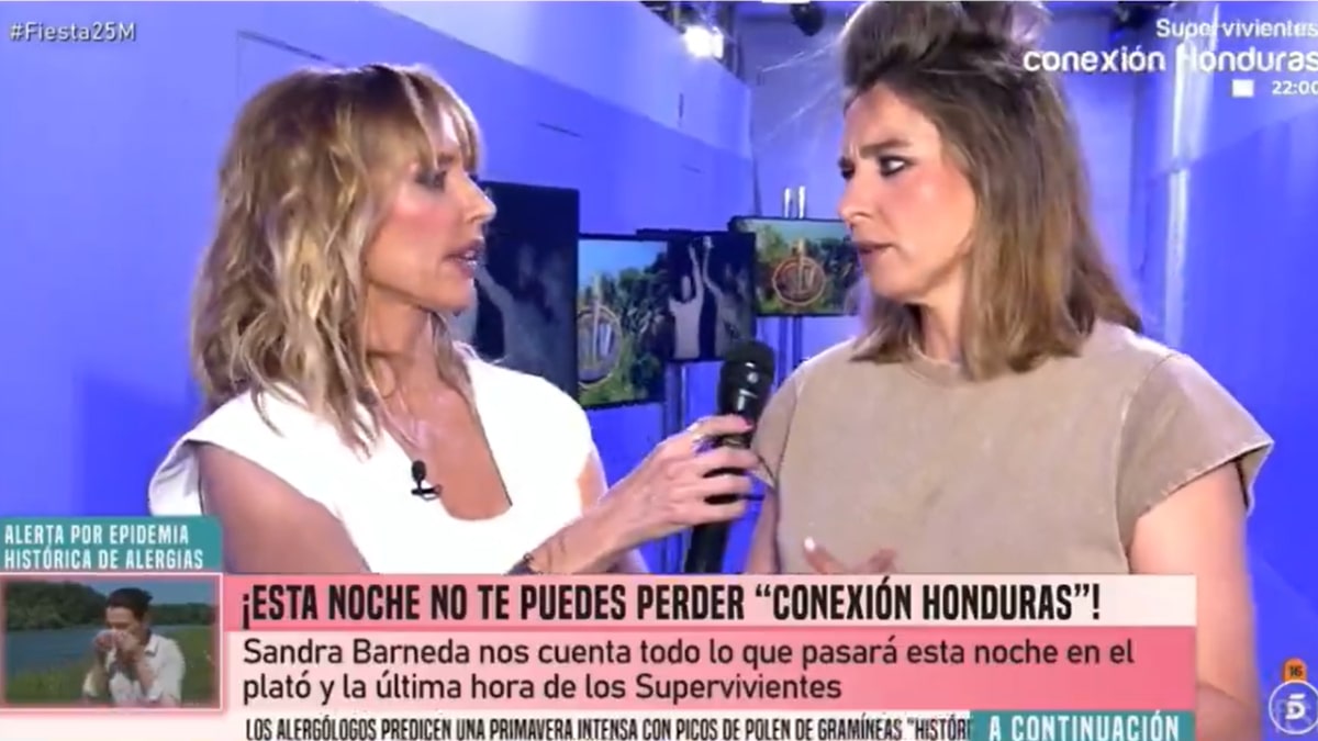 Emma García y Sandra Barneda en 'Fiesta'.