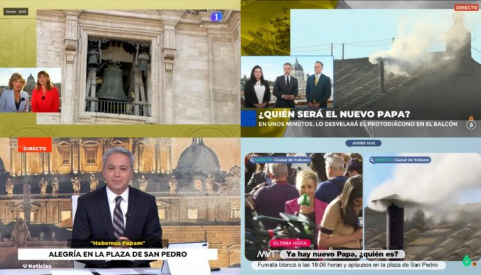 Programación especial por la elección del nuevo Papa.
