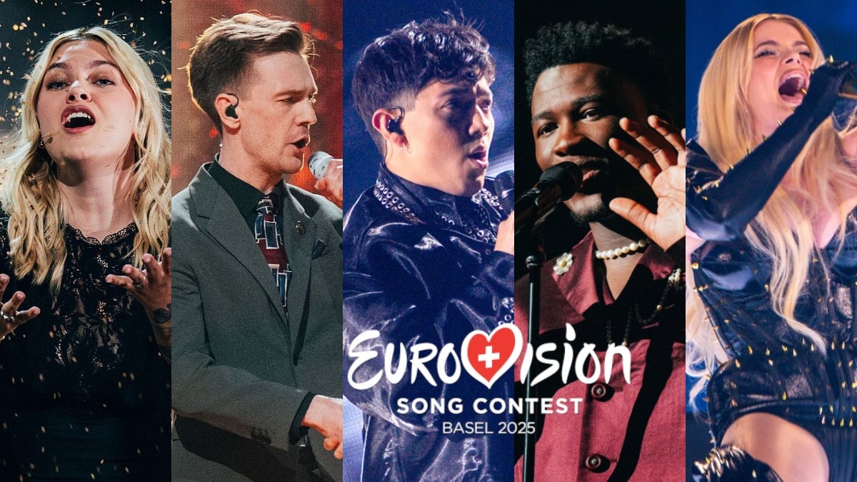 Finalistas favoritos de Eurovisión 2025.