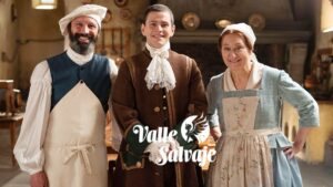 Eva, Amadeo y Francisco, nuevos personajes de 'Valle Salvaje'.