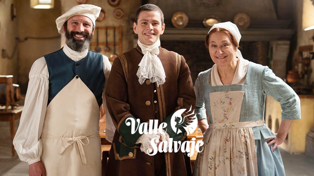 Eva, Amadeo y Francisco, nuevos personajes de 'Valle Salvaje'.
