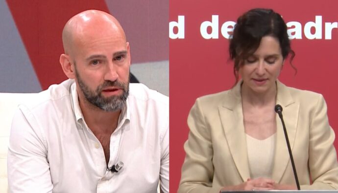 Gonzalo Miró e Isabel Díaz Ayuso.