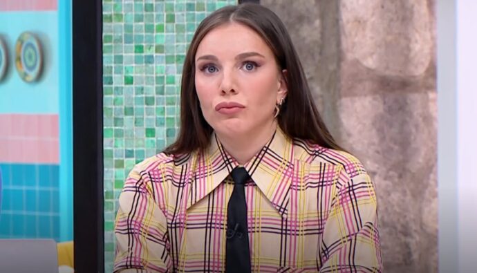 Inés Hernand en 'La familia de la tele'.