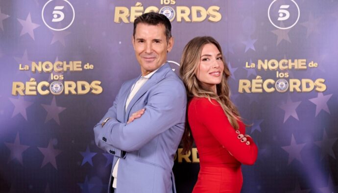 Jesús Vázquez y Àlex Blanquer, presentadores de 'La noche de los récords'.