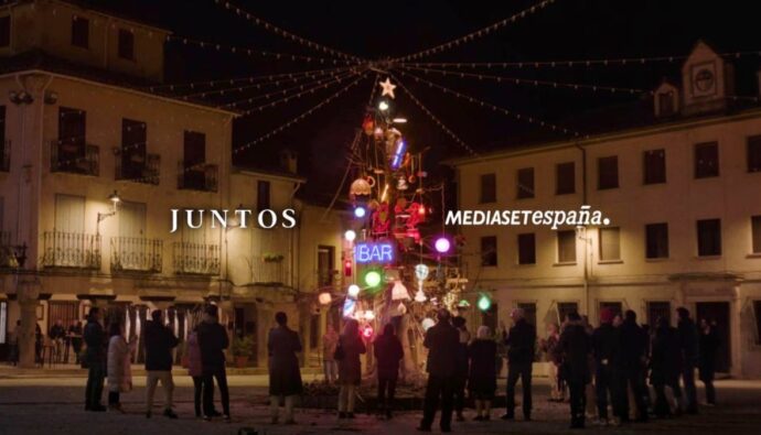 Imagen del spot de navidad de Mediaset España.