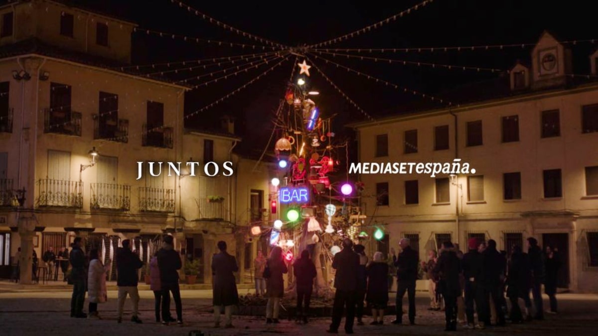 Imagen del spot de navidad de Mediaset España.