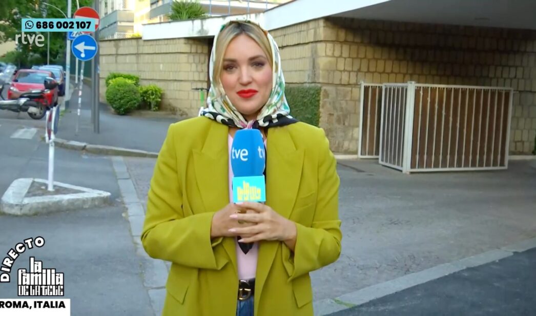 Marta Riesco en 'La familia de la tele'.