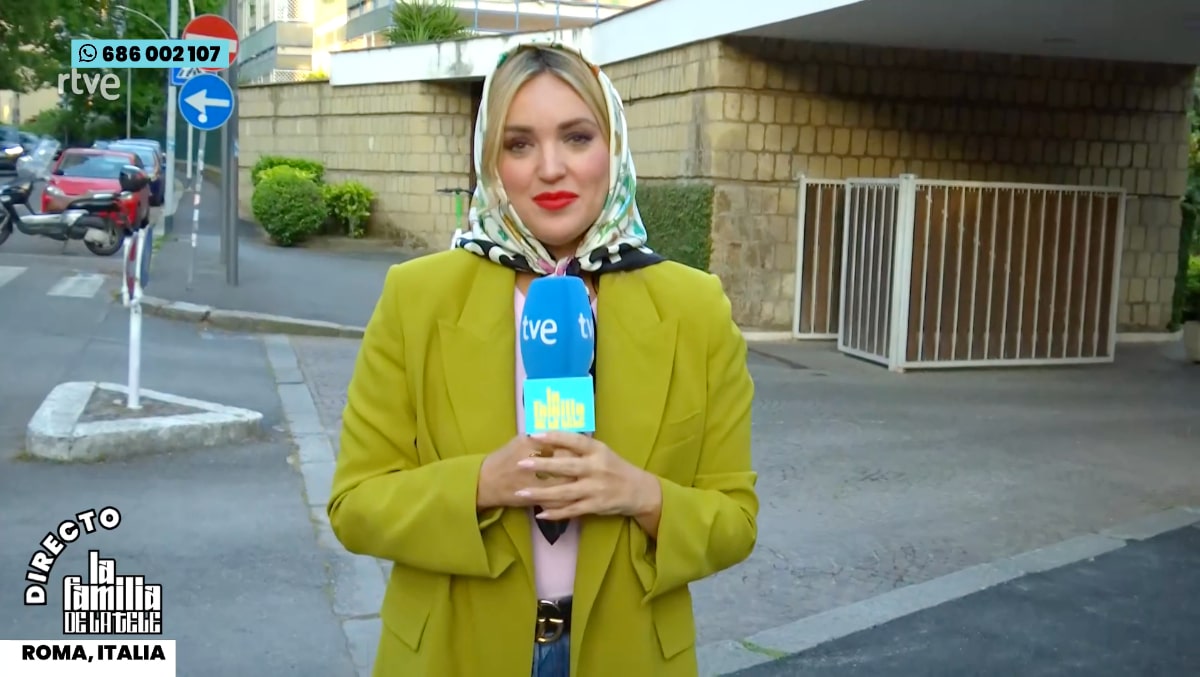 Marta Riesco en 'La familia de la tele'.