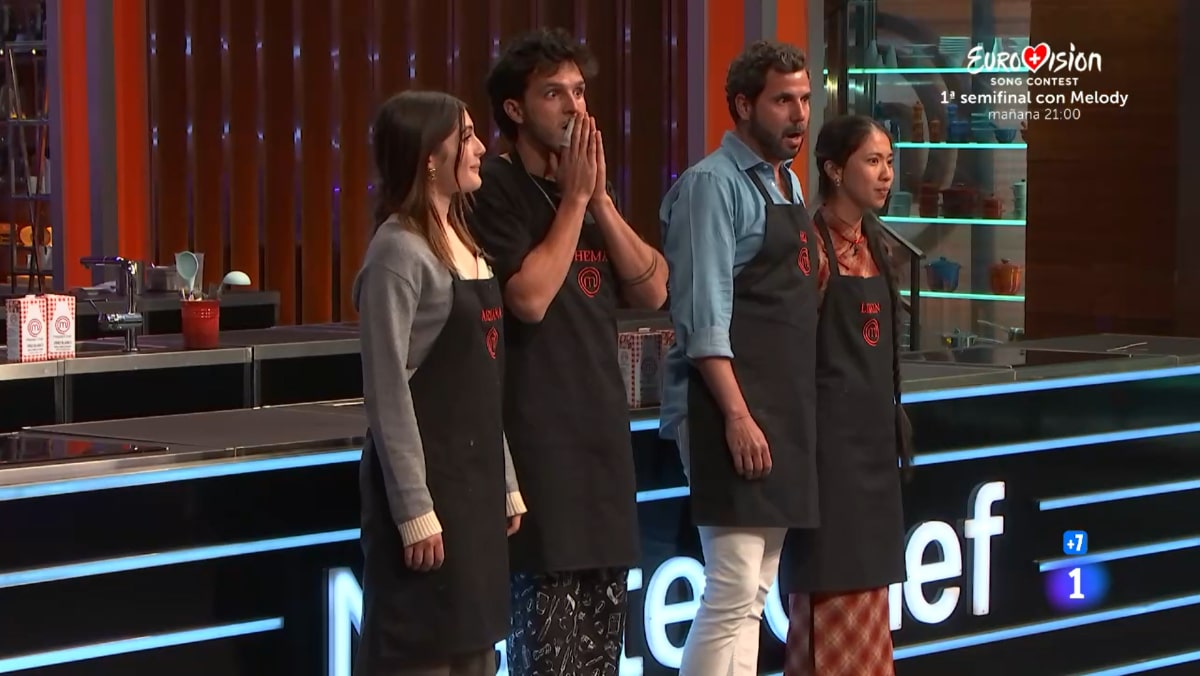 Ariana, Chema Yago y Limin en 'MasterChef 13'.