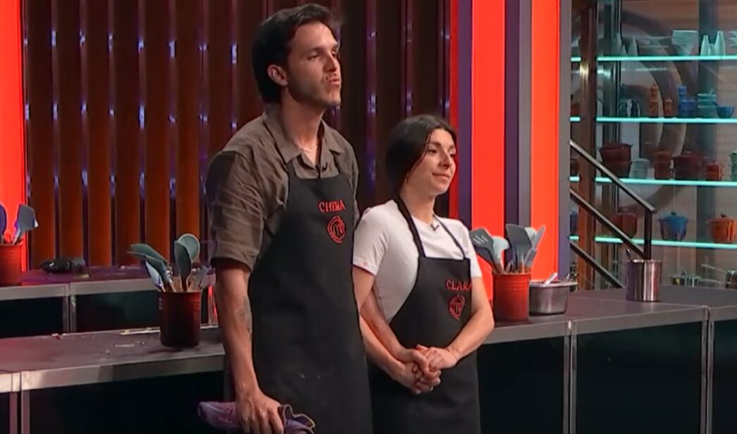 Chema y Clara en 'MasterChef 13'.