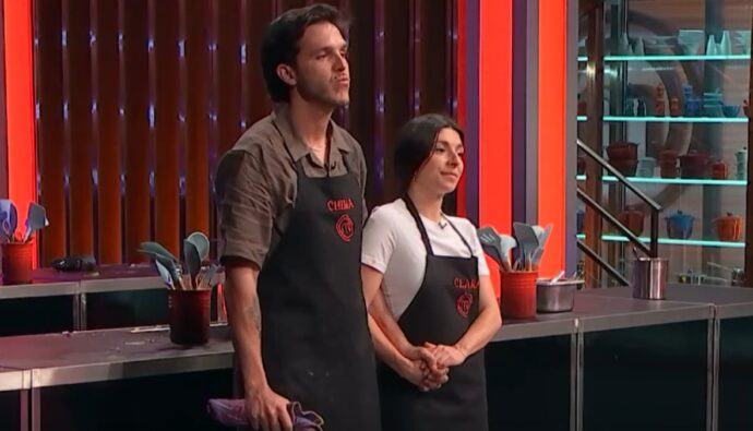 Chema y Clara en 'MasterChef 13'.