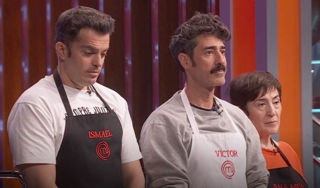 Ismael, Víctor y Ana María en 'MasterChef'.