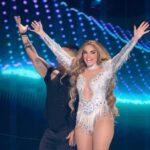 Melody en la primera semifinal de Eurovisión 2025.