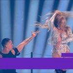 Melody en la final de Eurovisión 2025.