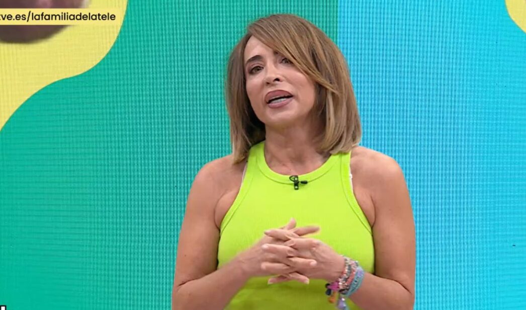 María Patiño en 'La familia de la tele'.